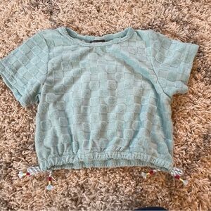 Vince‎ Camuto Kids Textured blue Tee